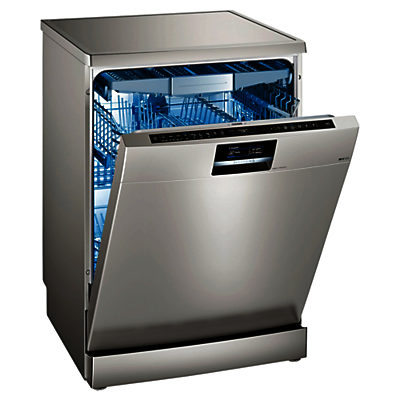 Siemens SN278I01TG Freestanding Dishwasher, Stainless Steel Siemens SN278I01TG Freestanding Dishwasher, Stainless Steel
